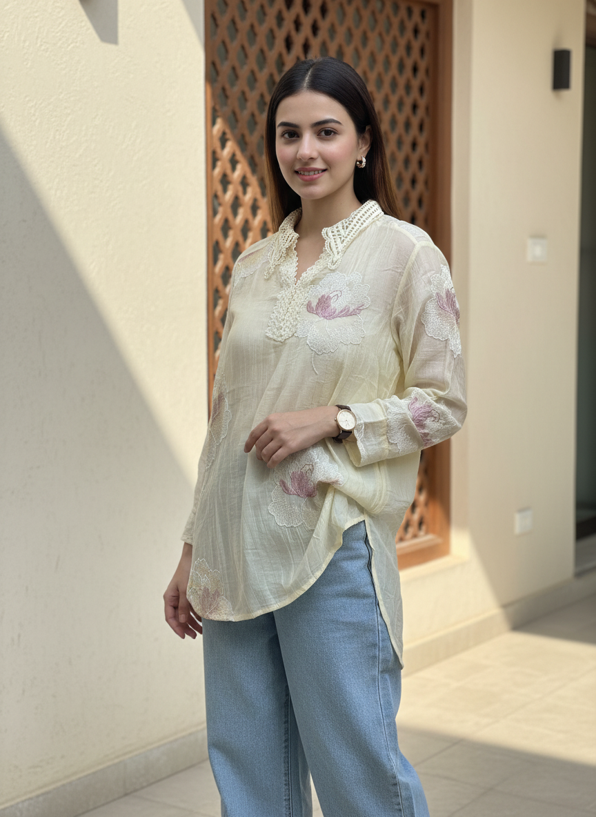 Summer Softest Chanderi Tunic