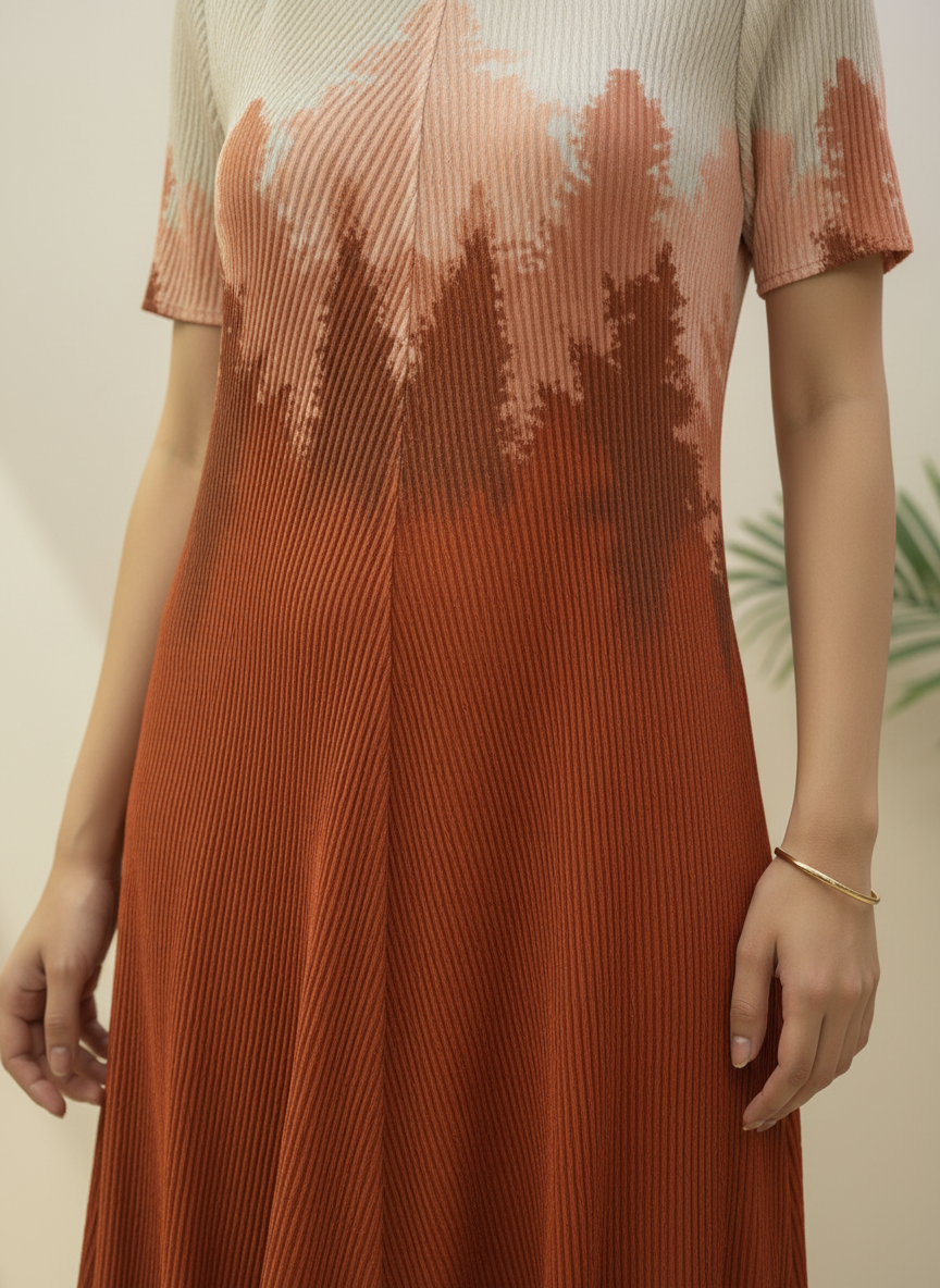 Amethyst Pleated Dress