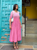 Julieta Flare Dress- Pink
