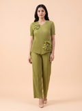 Floral Pleated set