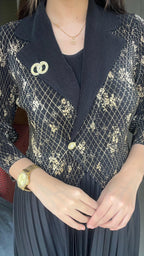 NOIRÉ Luxe Pleated Dress