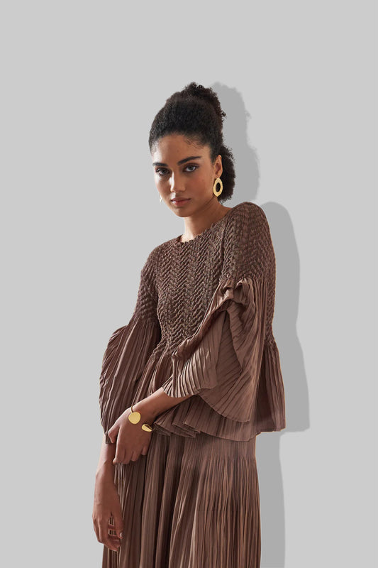 Celia Brown Top
