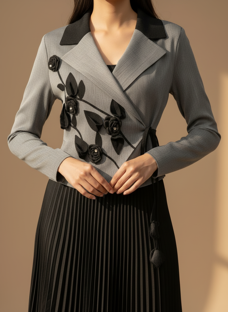 Kylie Pleated Dress