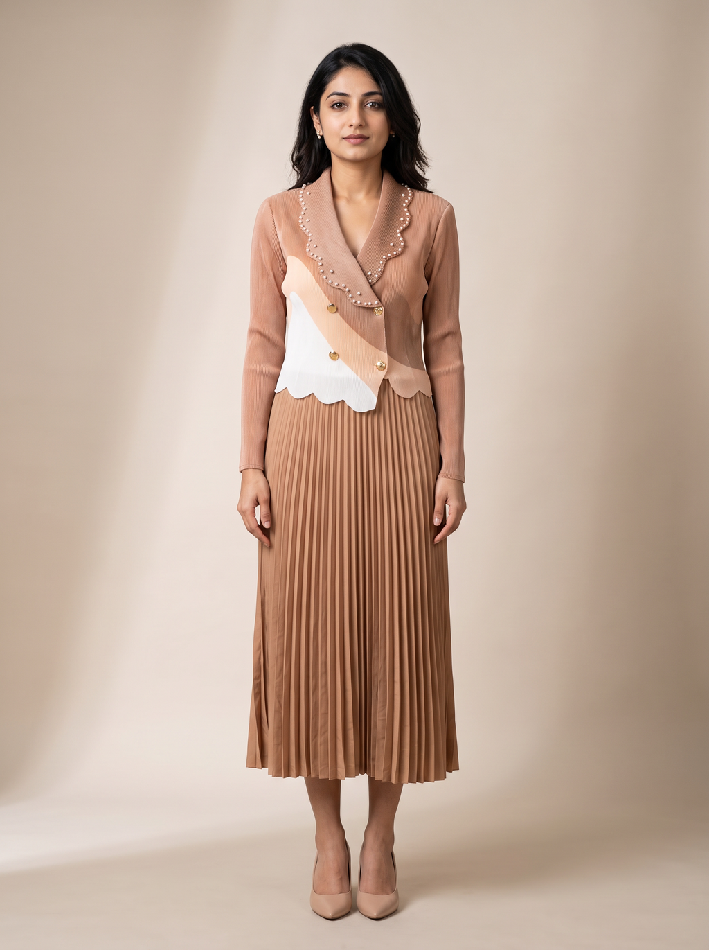 Elly Pleated Dress