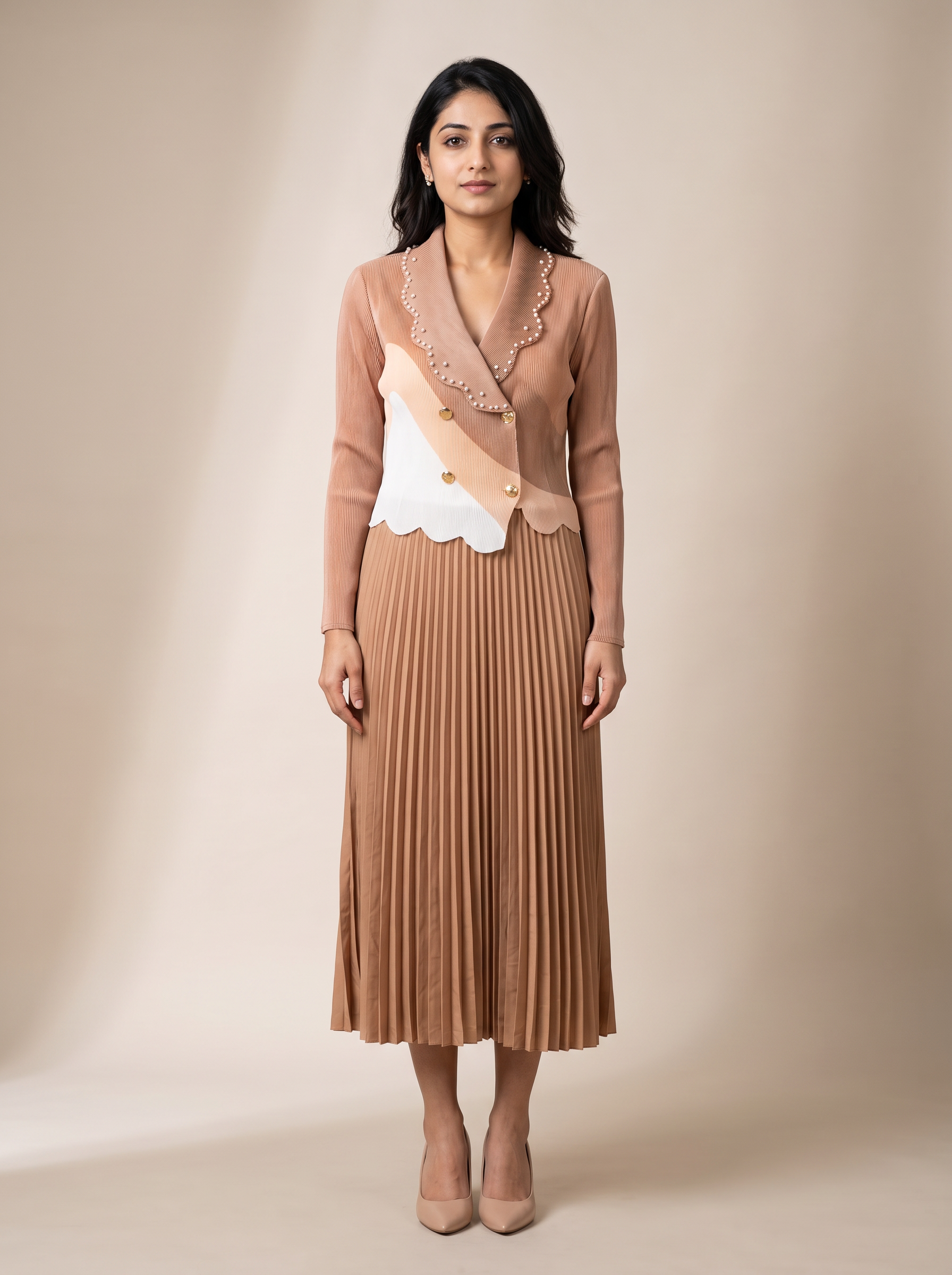 Elly Pleated Dress