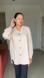 The Heirloom Oversized Statement Shirt