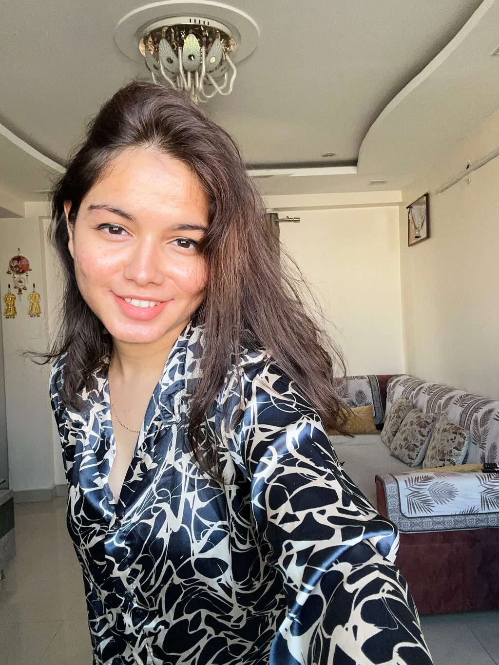 Inkspill Satin Shirt