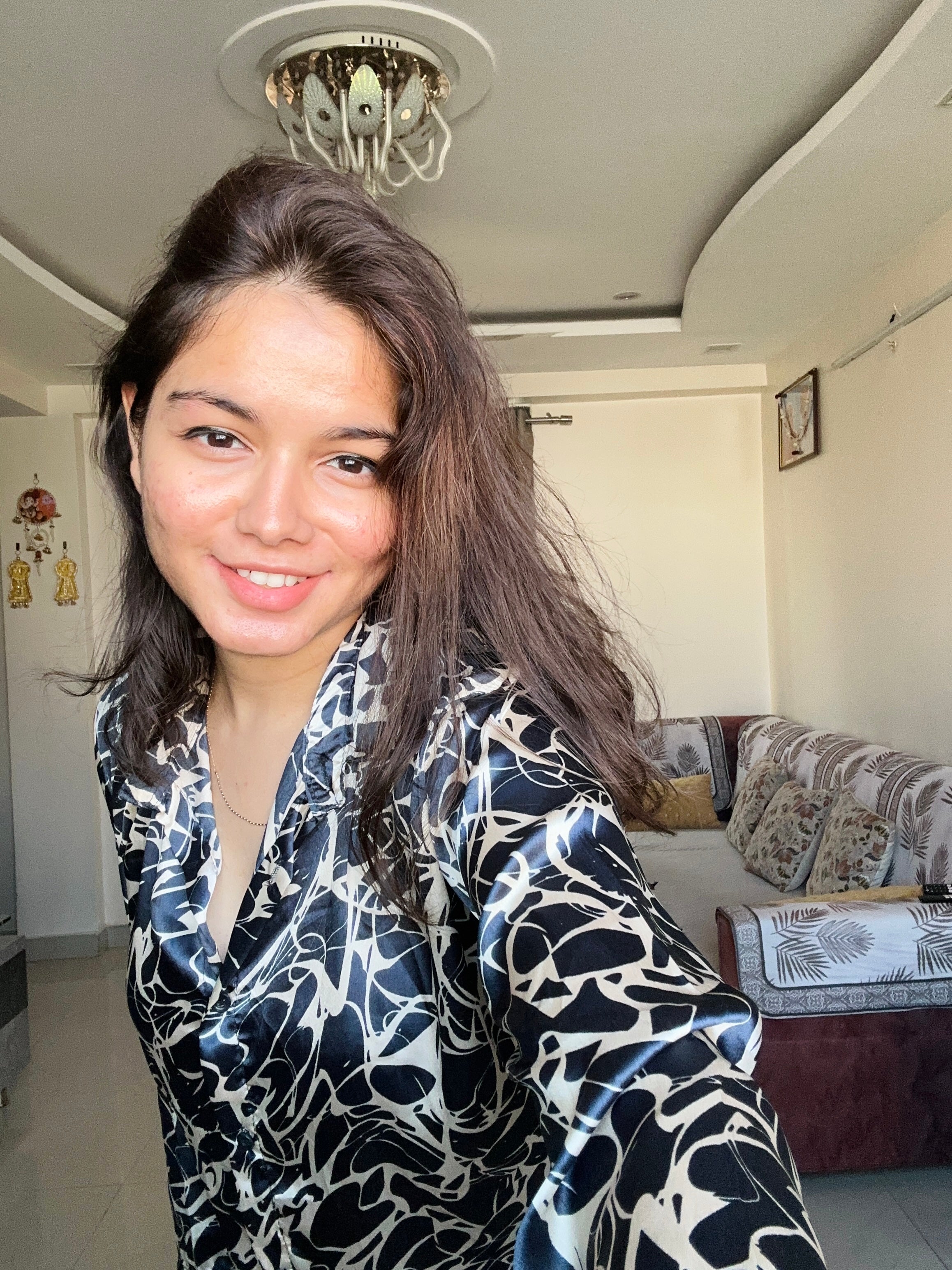 Inkspill Satin Shirt