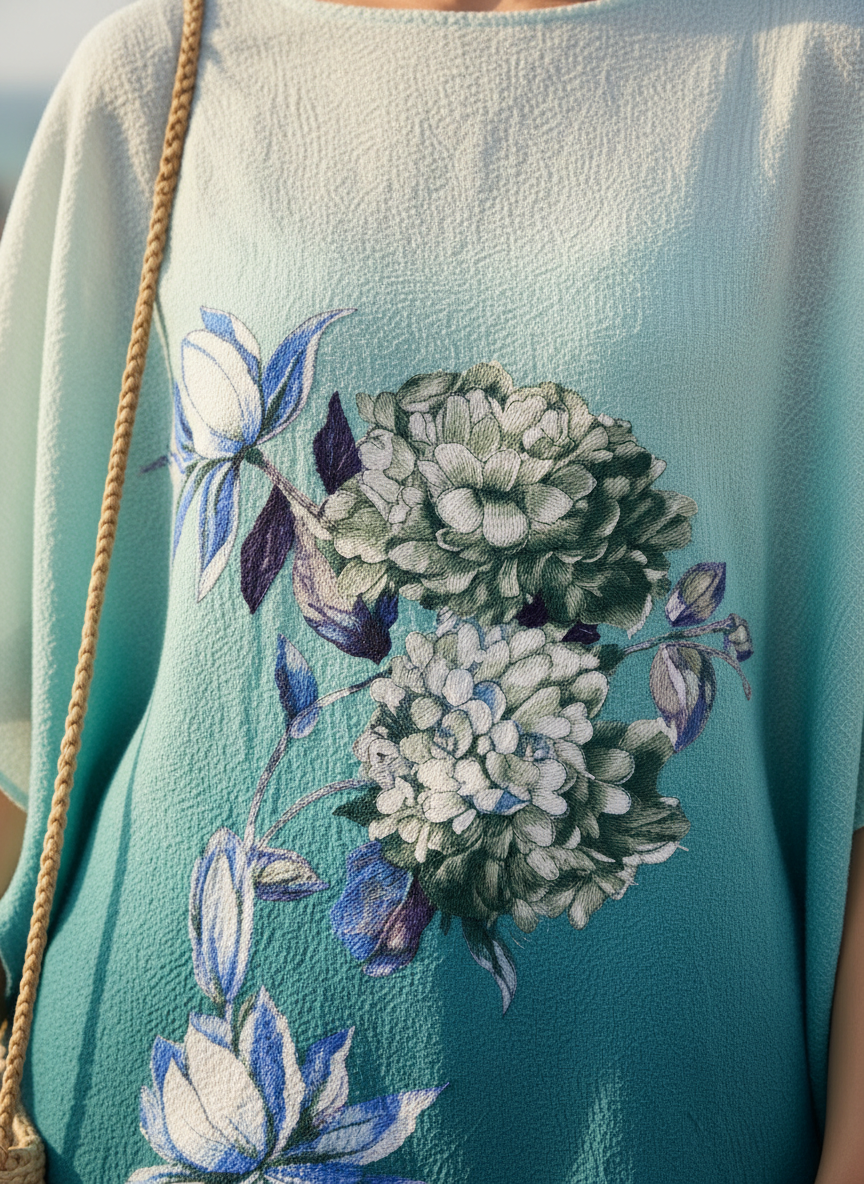 Floral Textured Top