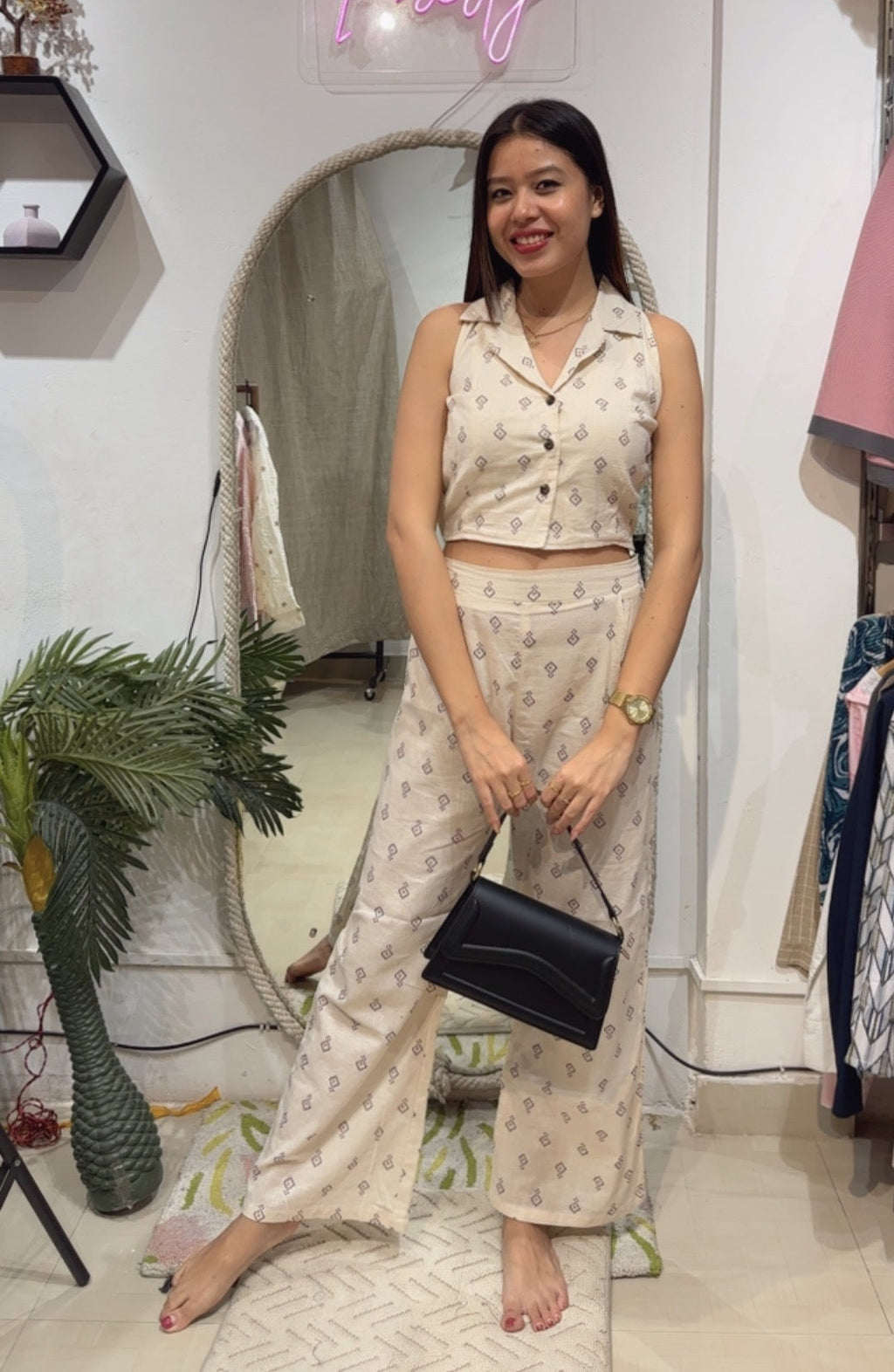 The Savannah Print Two-Piece Set