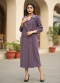 Elvira Blazer Dress-Lavender