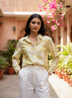 Floral Embroidered Shirt