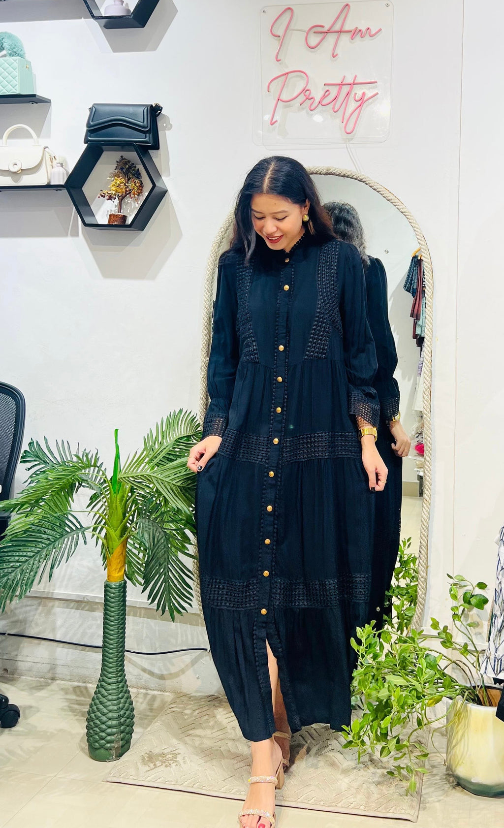 Lime Elegance Maxi Dress