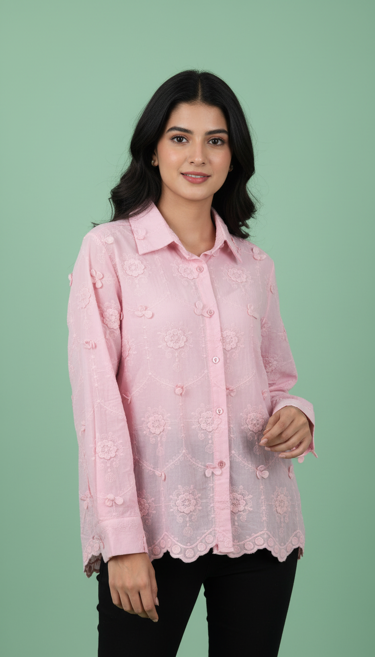 Dahlia Eyelet Shirt
