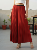 The Signature High-Rise Pleated Palazzo Trousers