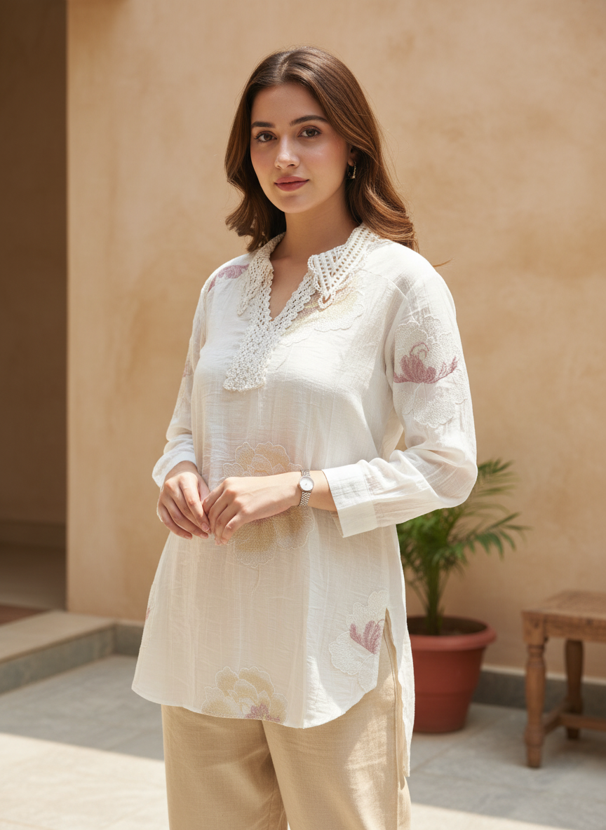Summer Softest Chanderi Tunic