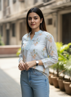 Floral Embroidered Tunic
