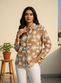 Toasted Honey Floral 3D Shirt