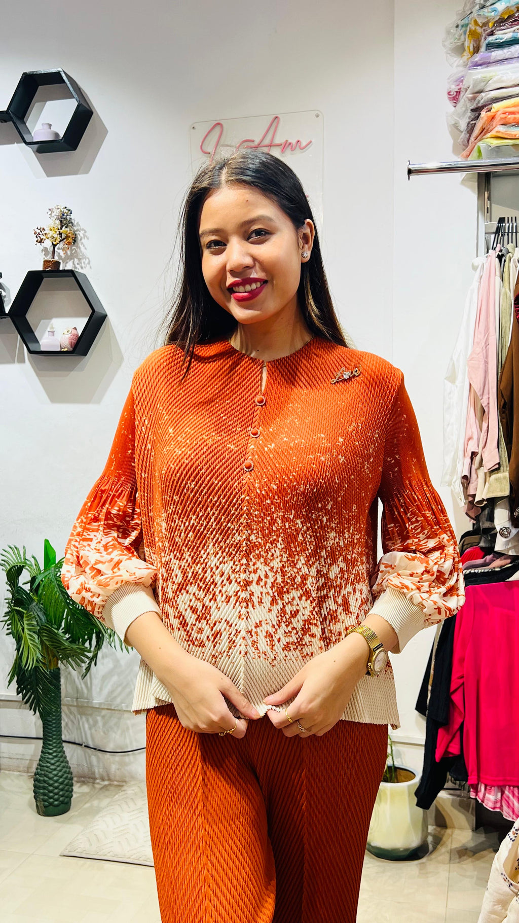 Sienna Ombre Pleated Lounge Set