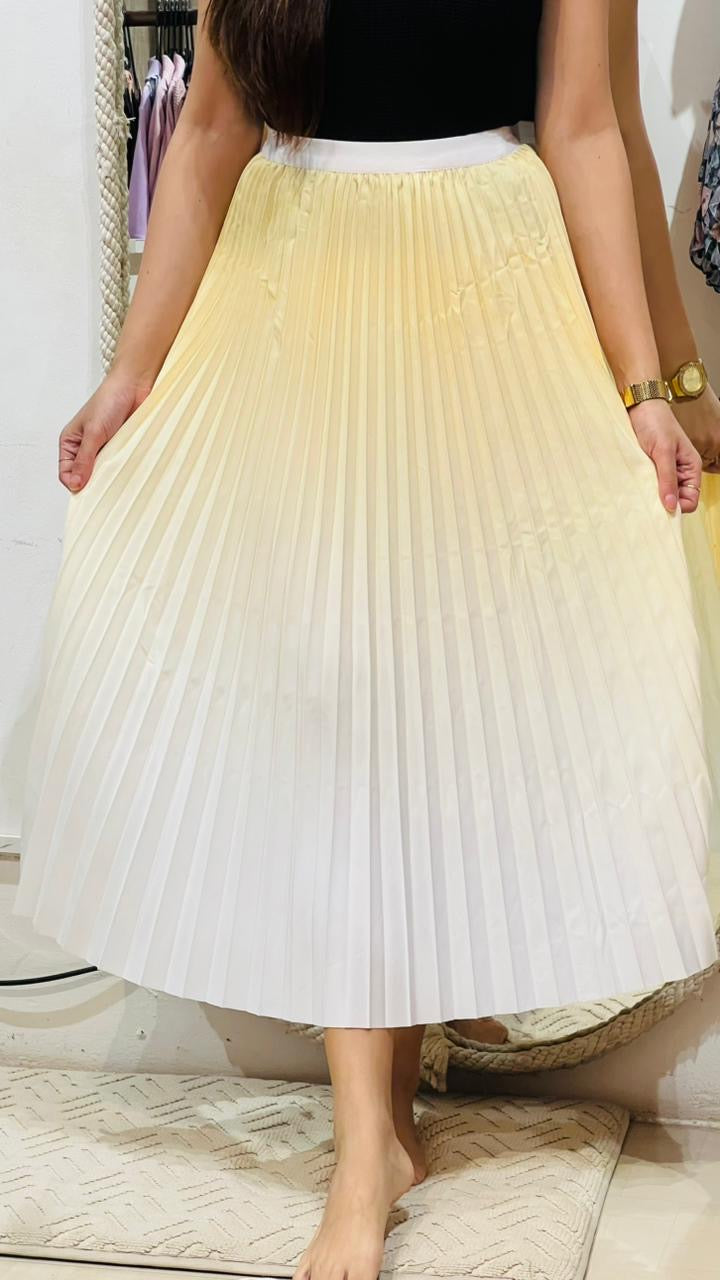 The Aria High-Rise Pleated Skirt