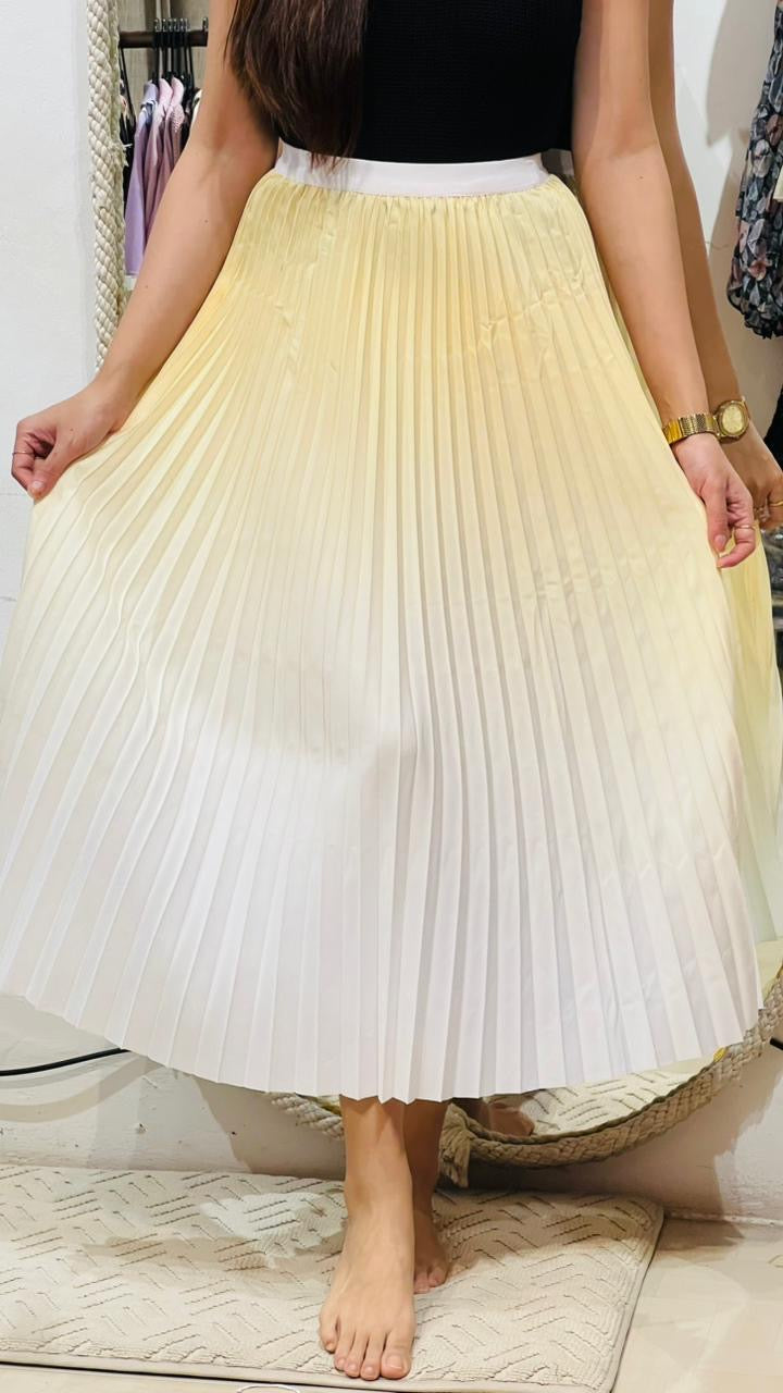 The Aria High-Rise Pleated Skirt