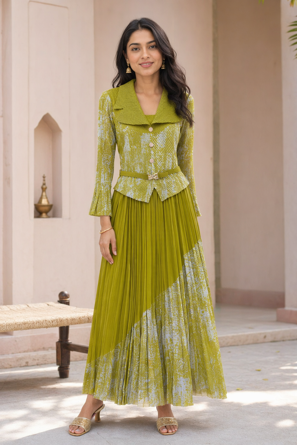 Miami Pleated Dress