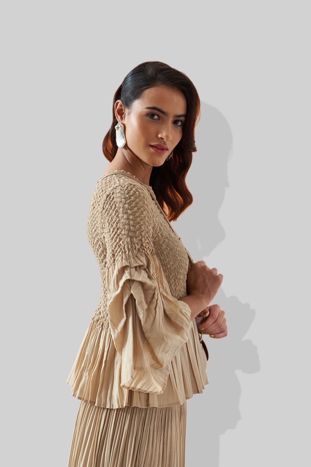 Celia Beige Top