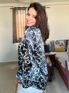 Inkspill Satin Shirt