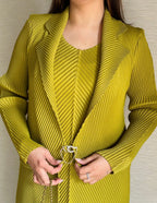 Blazer Pleated Dress