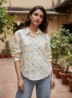 Ivory Embroidered Shirt