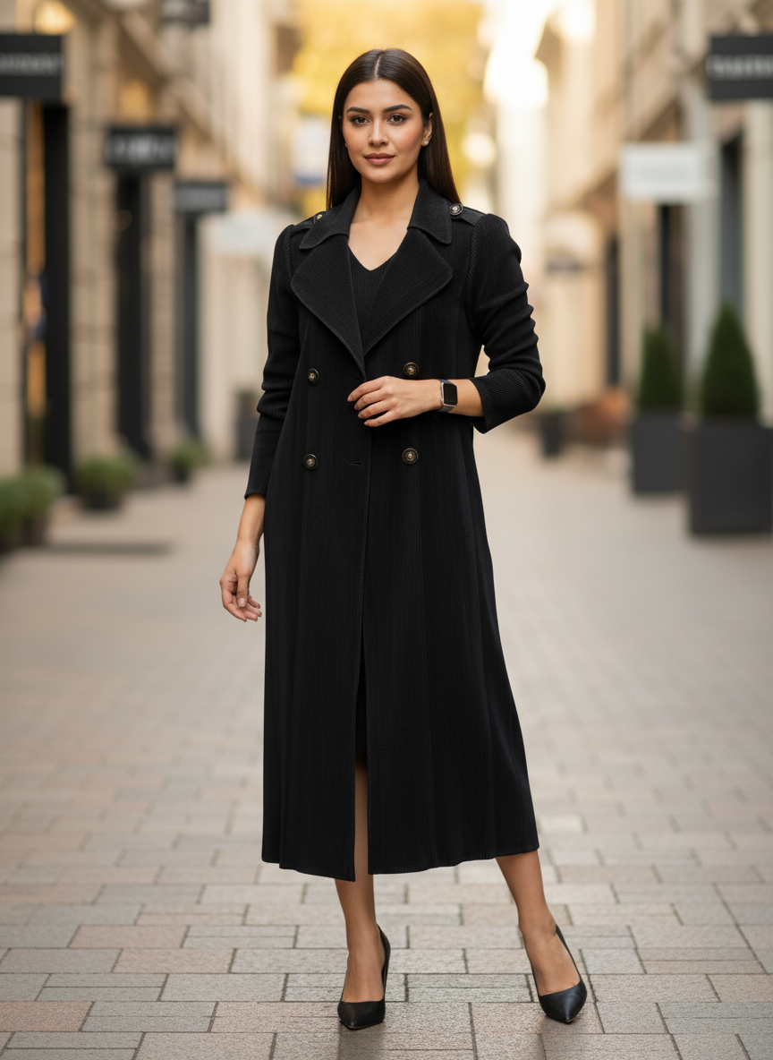 Elvira Blazer Dress- Black