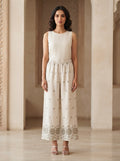 Linen Embroidered Pant
