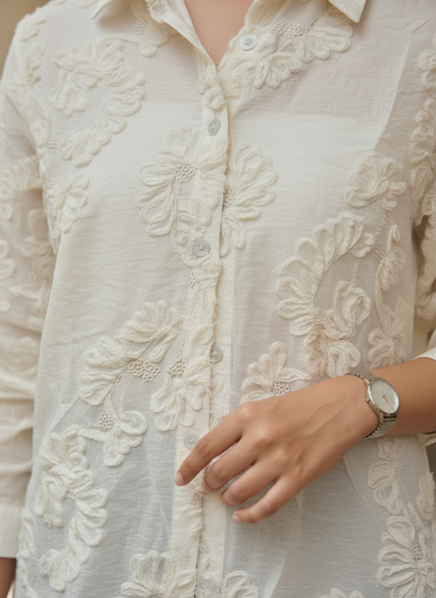 Summer Embroidered Shirt