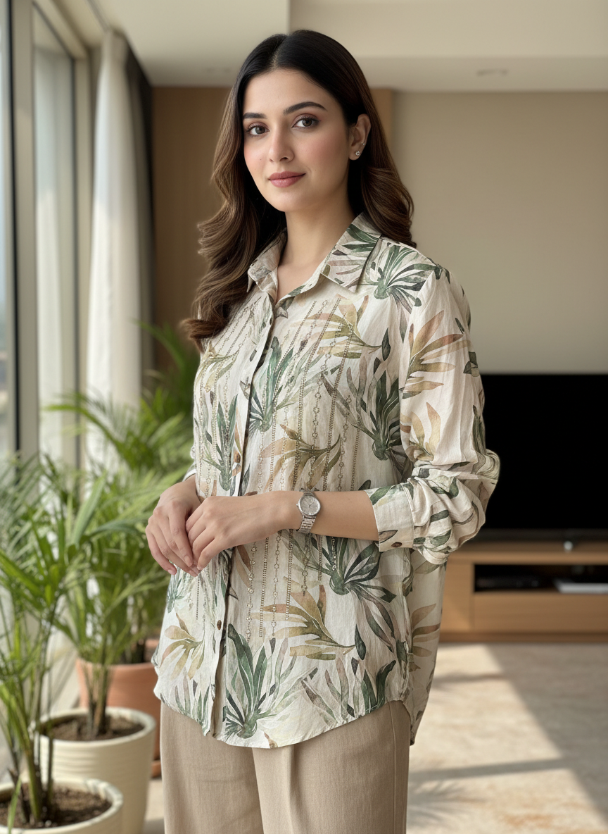 Summer Chanderi Shirt