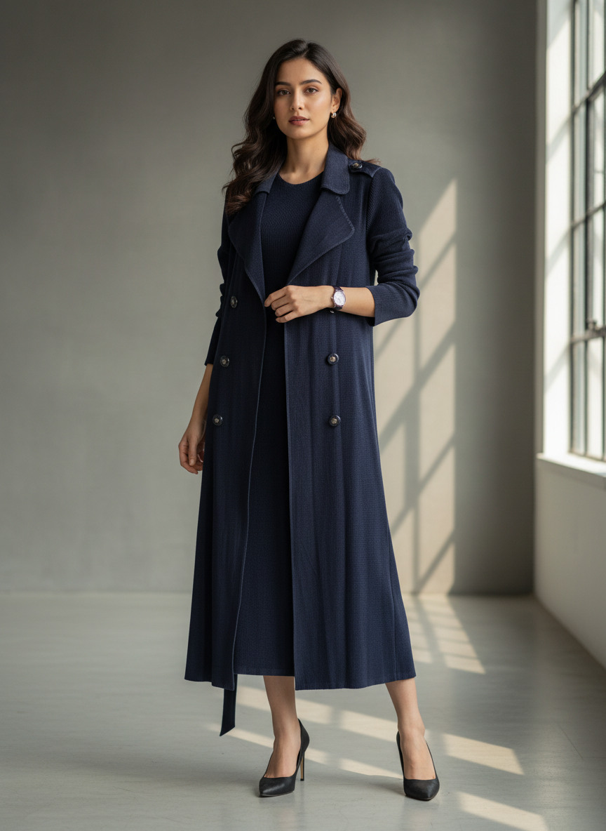 Elvira Blazer Dress- Blue