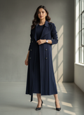 Elvira Blazer Dress- Blue