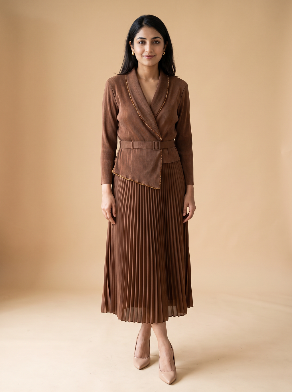 Zaliya Pleated Dress