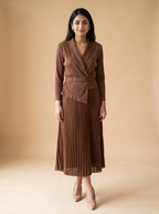 Zaliya Pleated Dress