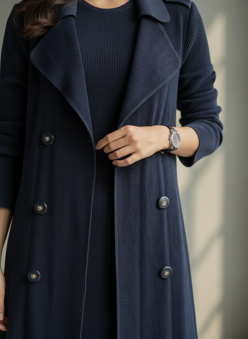 Elvira Blazer Dress- Blue