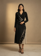 Saira Pleated Dress