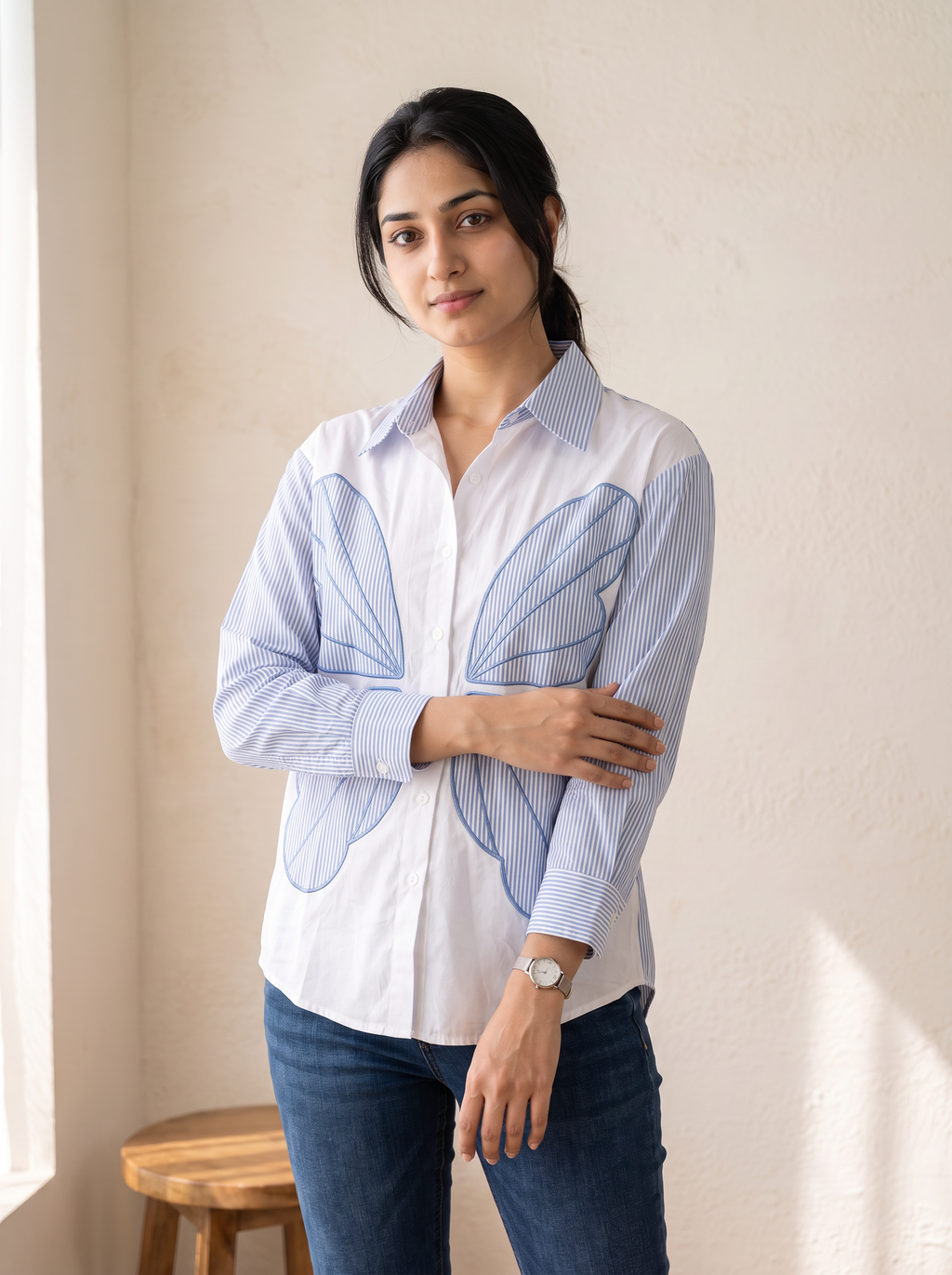 Summer Embroidered Shirt