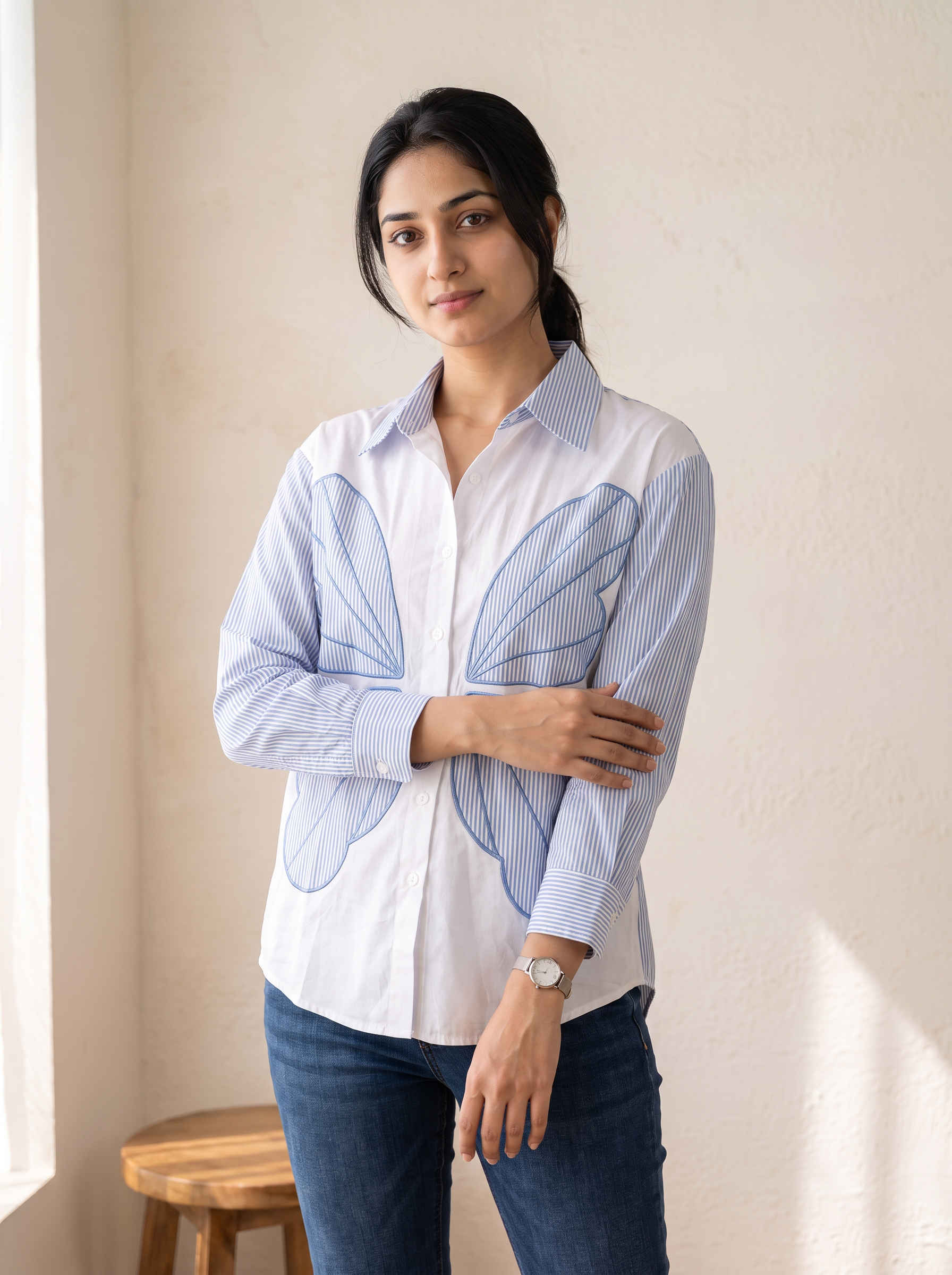 Summer Embroidered Shirt