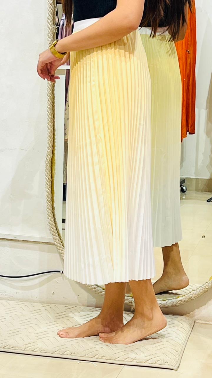The Aria High-Rise Pleated Skirt