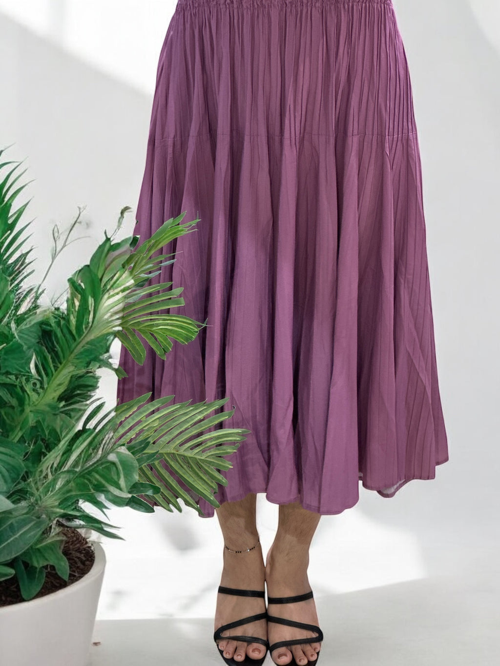 Julieta Flare Dress- Lilac