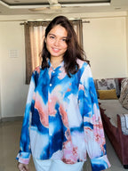 Aurora Satin Crepe Shirt