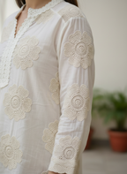 Floral Embroidered Tunic
