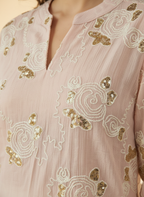 Chanderi Pastel Shirt