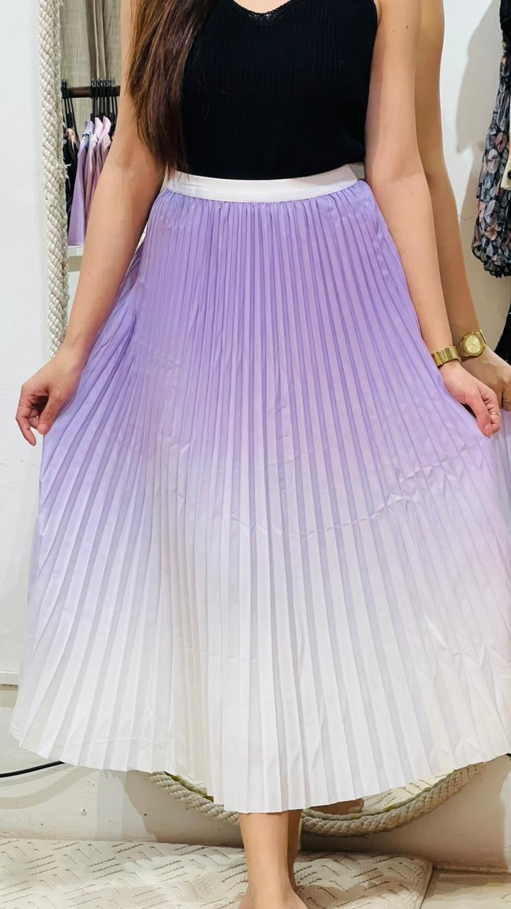 The Aria High-Rise Pleated Skirt