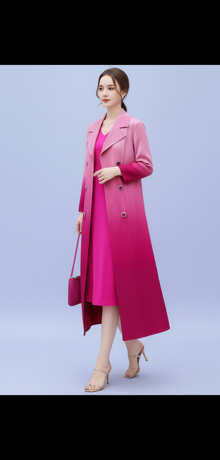Blazer Ombré Statement Dress