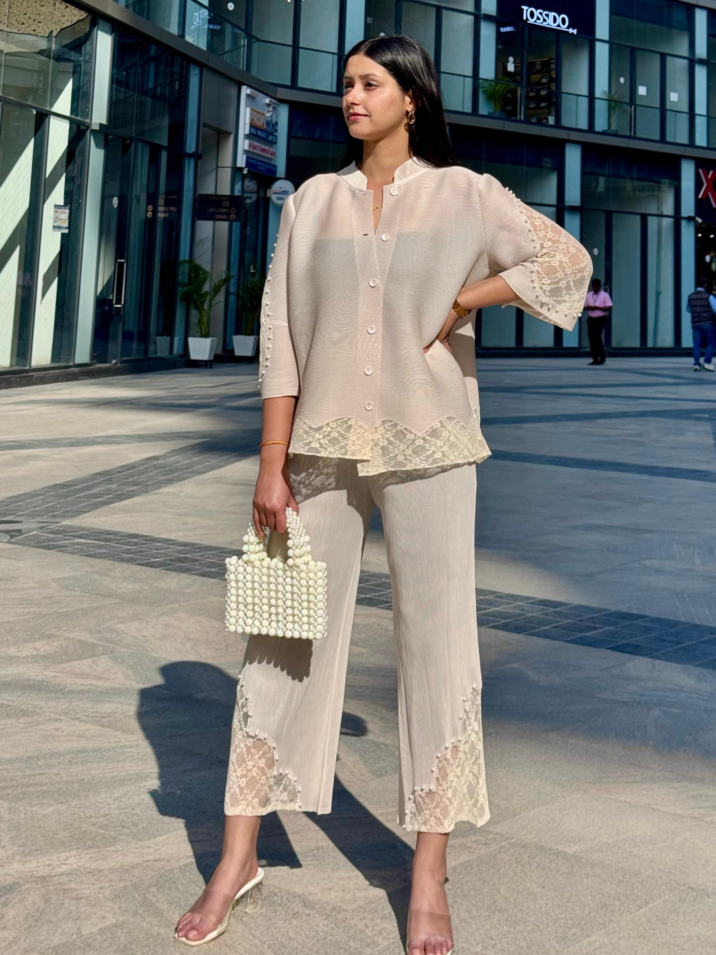 Camilla Pant Set- Ivory